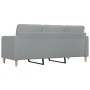 3-Sitzer-Sofa aus hellgrauem Stoff, 180 cm von vidaXL, Sofas - Ref: Foro24-359099, Preis: 301,16 €, Rabatt: %