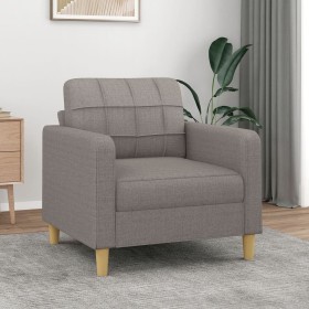 Taupe gray fabric armchair 60 cm by vidaXL, Sofas - Ref: Foro24-359082, Price: 163,99 €, Discount: %