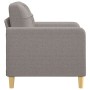 Sillón de tela gris taupé 60 cm de vidaXL, Sofás - Ref: Foro24-359082, Precio: 163,17 €, Descuento: %