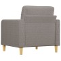 Sillón de tela gris taupé 60 cm de vidaXL, Sofás - Ref: Foro24-359082, Precio: 163,17 €, Descuento: %