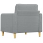 Hellgrauer Stoffsessel 60 cm von vidaXL, Sofas - Ref: Foro24-359075, Preis: 163,17 €, Rabatt: %