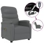 Sillón de masaje eléctrico cuero sintético gris de vidaXL, Sillones de masaje eléctricos - Ref: Foro24-3073680, Precio: 195,9...