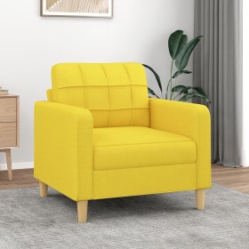 Hellgelber Stoffsessel 60 cm von vidaXL, Sofas - Ref: Foro24-359080, Preis: 142,71 €, Rabatt: %