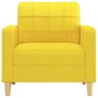 Sillón de tela amarillo claro 60 cm de vidaXL, Sofás - Ref: Foro24-359080, Precio: 137,99 €, Descuento: %