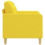 Sillón de tela amarillo claro 60 cm de vidaXL, Sofás - Ref: Foro24-359080, Precio: 137,99 €, Descuento: %