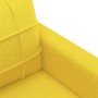 Sillón de tela amarillo claro 60 cm de vidaXL, Sofás - Ref: Foro24-359080, Precio: 137,99 €, Descuento: %