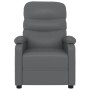 Sillón de masaje eléctrico cuero sintético gris de vidaXL, Sillones de masaje eléctricos - Ref: Foro24-3073680, Precio: 195,9...