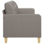 3-seater sofa in taupe gray fabric 180 cm by vidaXL, Sofas - Ref: Foro24-359106, Price: 314,04 €, Discount: %