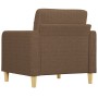 Sillón de tela marrón 60 cm de vidaXL, Sofás - Ref: Foro24-359078, Precio: 162,93 €, Descuento: %