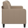 2-Sitzer-Sofa aus Kunstleder in der Farbe Cappuccino 140 cm von vidaXL, Sofas - Ref: Foro24-359121, Preis: 242,27 €, Rabatt: %