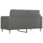 2-Sitzer-Sofa aus dunkelgrauem Stoff, 140 cm von vidaXL, Sofas - Ref: Foro24-359092, Preis: 209,90 €, Rabatt: %