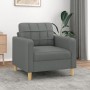 Sillón de tela gris oscuro 60 cm de vidaXL, Sofás - Ref: Foro24-359076, Precio: 166,88 €, Descuento: %