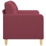 Red fabric 2-seater sofa 120 cm by vidaXL, Sofas - Ref: Foro24-359089, Price: 216,38 €, Discount: %