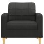 Sillón de tela negro 60 cm de vidaXL, Sofás - Ref: Foro24-359079, Precio: 166,22 €, Descuento: %