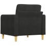 Black fabric armchair 60 cm by vidaXL, Sofas - Ref: Foro24-359079, Price: 163,17 €, Discount: %