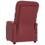 Sillón de masaje eléctrico cuero sintético rojo tinto de vidaXL, Sillones de masaje eléctricos - Ref: Foro24-3073681, Precio:...