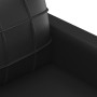 2-seater sofa in black synthetic leather 120 cm by vidaXL, Sofas - Ref: Foro24-359112, Price: 228,51 €, Discount: %