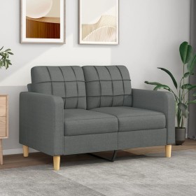 2-seater sofa in dark gray fabric 120 cm by vidaXL, Sofas - Ref: Foro24-359084, Price: 218,57 €, Discount: %