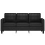 3-Sitzer-Sofa aus schwarzem Kunstleder 180 cm von vidaXL, Sofas - Ref: Foro24-359122, Preis: 306,17 €, Rabatt: %