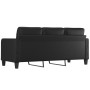 3-Sitzer-Sofa aus schwarzem Kunstleder 180 cm von vidaXL, Sofas - Ref: Foro24-359122, Preis: 306,17 €, Rabatt: %