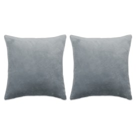 Gray fabric cushions 45x45 cm 2 units by vidaXL, Cushions - Ref: Foro24-132936, Price: 27,99 €, Discount: %