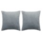 Gray fabric cushions 45x45 cm 2 units by vidaXL, Cushions - Ref: Foro24-132936, Price: 27,65 €, Discount: %