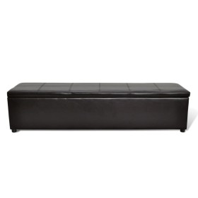 Brown storage bench 168x44x44 cm by vidaXL, Benches for halls and storage - Ref: Foro24-240484, Price: 209,99 €, Discount: %