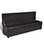 Brown storage bench 168x44x44 cm by vidaXL, Benches for halls and storage - Ref: Foro24-240484, Price: 209,32 €, Discount: %