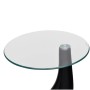 Couchtisch mit runder Oberfläche aus glänzend schwarzem Glas von vidaXL, Couchtisch - Ref: Foro24-240321, Preis: 127,73 €, Ra...