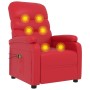 Sillón de masaje eléctrico cuero sintético rojo de vidaXL, Sillones de masaje eléctricos - Ref: Foro24-3073682, Precio: 170,3...