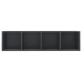 Estantería/mueble para TV gris brillante 143x30x36 cm de vidaXL, Estantes y estanterías - Ref: Foro24-800269, Precio: 59,45 €...