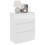 Bright white plywood sideboard 60x35x76 cm by vidaXL, Sideboards - Ref: Foro24-801388, Price: 85,93 €, Discount: %