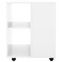 Glossy white plywood wheel cabinet 60x53x72cm by vidaXL, Lockers and storage cabinets - Ref: Foro24-808464, Price: 91,65 €, D...