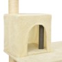 Cat scratching post with cream sisal posts 118.5 cm by vidaXL, Cat furniture - Ref: Foro24-171427, Price: 48,23 €, Discount: %