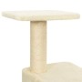 Cat scratching post with cream sisal posts 118.5 cm by vidaXL, Cat furniture - Ref: Foro24-171427, Price: 48,23 €, Discount: %