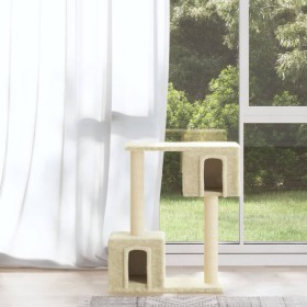 Cat scratcher with 60 cm cream sisal posts by vidaXL, Cat furniture - Ref: Foro24-171430, Price: 31,57 €, Discount: %