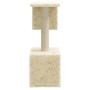 Cat scratcher with 60 cm cream sisal posts by vidaXL, Cat furniture - Ref: Foro24-171430, Price: 33,52 €, Discount: %