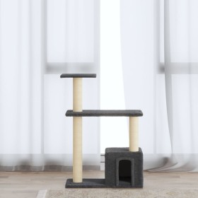 Cat scratching post with dark gray sisal posts 70 cm by vidaXL, Cat furniture - Ref: Foro24-171435, Price: 36,69 €, Discount: %