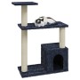 Rascador para gatos con postes de sisal gris oscuro 70 cm de vidaXL, Mobiliario para gatos - Ref: Foro24-171435, Precio: 37,7...