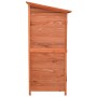 Caseta para herramientas de jardín abeto macizo 136x75x160 cm de vidaXL, Cobertizos - Ref: Foro24-171451, Precio: 293,29 €, D...