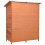 Caseta para herramientas de jardín abeto macizo 136x75x160 cm de vidaXL, Cobertizos - Ref: Foro24-171451, Precio: 293,29 €, D...