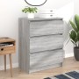 Aparador de madera contrachapada gris Sonoma 60x35x76 cm de vidaXL, Aparadores - Ref: Foro24-815511, Precio: 74,50 €, Descuen...