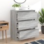 Aparador de madera contrachapada gris Sonoma 60x35x76 cm de vidaXL, Aparadores - Ref: Foro24-815511, Precio: 71,54 €, Descuen...