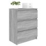 Aparador de madera contrachapada gris Sonoma 60x35x76 cm de vidaXL, Aparadores - Ref: Foro24-815511, Precio: 71,54 €, Descuen...