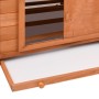 Solid red spruce wood chicken coop 152x96x110 cm by vidaXL, Cages and habitats for small animals - Ref: Foro24-171459, Price:...