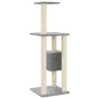 Cat scratcher with light gray sisal posts 104 cm by vidaXL, Cat furniture - Ref: Foro24-171470, Price: 46,16 €, Discount: %