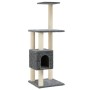 Rascador para gatos con postes de sisal gris oscuro 104 cm de vidaXL, Mobiliario para gatos - Ref: Foro24-171471, Precio: 47,...