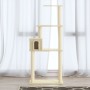 Cat scratching post with cream sisal posts 147 cm by vidaXL, Cat furniture - Ref: Foro24-171476, Price: 50,02 €, Discount: %