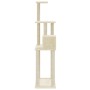 Cat scratching post with cream sisal posts 147 cm by vidaXL, Cat furniture - Ref: Foro24-171476, Price: 50,02 €, Discount: %