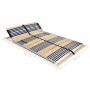 Slatted bed base with 42 slats in 7 regions 140x200 cm by vidaXL, Beds and slatted bases - Ref: Foro24-246472, Price: 164,20 ...